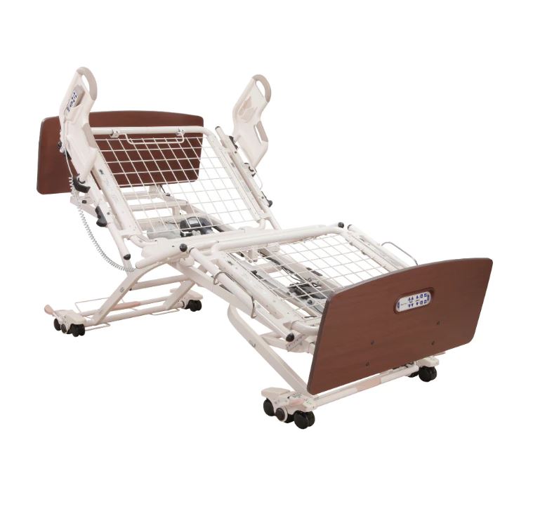 Joerns Healthcare UltraCare XT Electric Bariatric Ultra Low Height Ajustable Bed Frame XTULF80GRA-Classical-VO